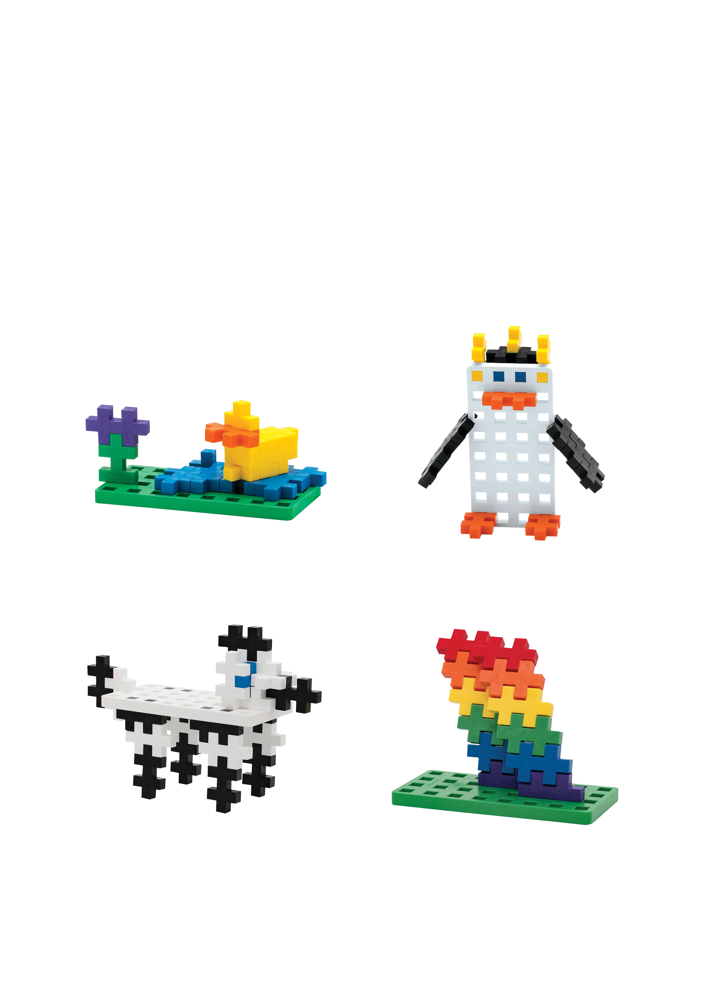 2 BIG Baseplates - White and Green - Image 3